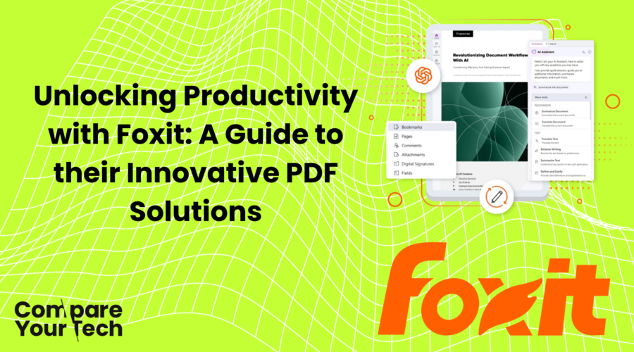 Unlocking Productivity with Foxit: A Comprehensive Guide to their Innovative PDF Solutions